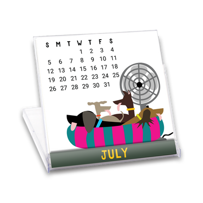 Dog Mini Desk Calendar