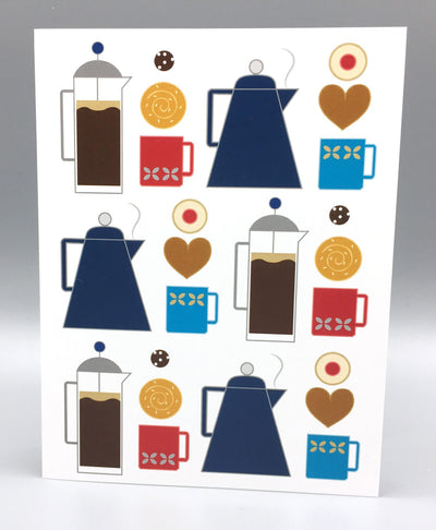 Coffee and Cookies Card