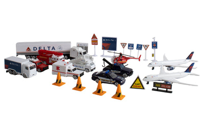 Daron Realtoy Delta Air Lines Large Airport Playset DT4992