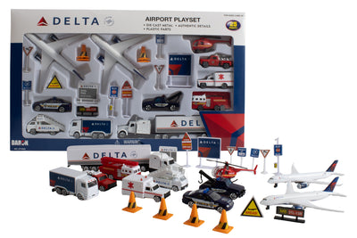 Daron Realtoy Delta Air Lines Large Airport Playset DT4992
