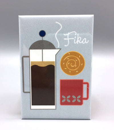 Fika Swedish Coffee Break Magnet