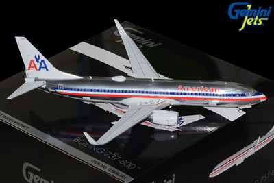 GeminiJets 1:100 American Airlines Boeing 737-800W N921NN (polished) *NEW MOULD* G1AAL001