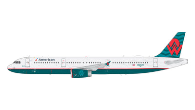 GeminiJets 1:200 American Airlines Airbus A321-231 N580UW (America West heritage livery) G2AAL1298
