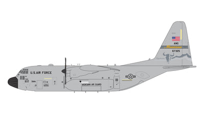 GeminiJets 1:200 U.S. Air Force Lockheed C-130H Hercules 96-7325 (Montana ANG, upgraded stand) G2AFO1410