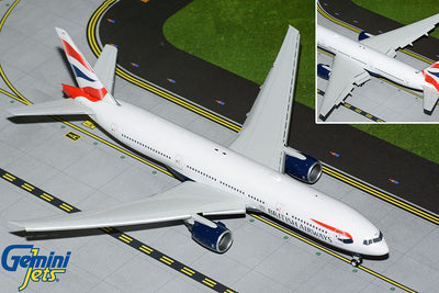 GeminiJets 1:200 British Airways Boeing 777-200ER G-YMMS (Flaps Down) G2BAW1130F