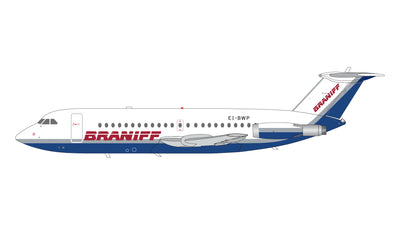 GeminiJets 1:200 Braniff BAC BAC-111-200 "One-Eleven" Series 200 EI-BWP (1980s "Reebok" livery) G2BNF1312