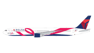 GeminiJets 1:200 Delta Air Lines Boeing 767-400ER N845MH ("BCRF" breast cancer red ribbon) G2DAL1446 PRE-ORDER