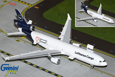 GeminiJets 1:200 Lufthansa Cargo McDonnell Douglas MD-11F D-ALCC "Thank You MD-11 Farewell" (Interactive) G2DLH1179