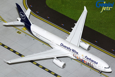 GeminiJets 1:200 Lufthansa Airbus A330-300 D-AIKQ “Fanhansa Diversity Wins” G2DLH1221