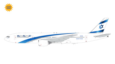 GeminiJets 1:200 El Al Israel Airlines Boeing 777-200ER 4X-ECB (flaps down) G2ELY1361F