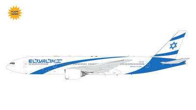 GeminiJets 1:200 El Al Israel Airlines B777-200ER 4X-ECE (flaps down) G2ELY1529F PRE-ORDER