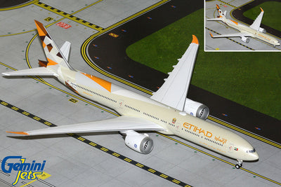GeminiJets 1:200 Etihad Airways Boeing 777-9X A6-FAA (optional folded wingtips) G2ETD1321 PRE-ORDER