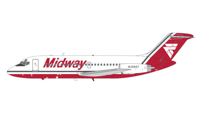 GeminiJets 1:200 Midway Airlines DC-9-15 N1065T G2MID1190
