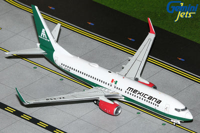 GeminiJets 1:200 Mexicana Boeing 737-800W XA-ASM G2MXA1303