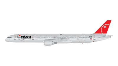 GeminiJets 1:200 Northwest Airlines Boeing 757-300 N587NW (final livery, upgraded stand) G2NWA1422 PRE-ORDER