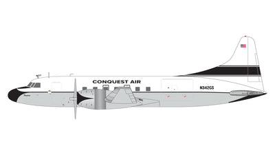 GeminiJets 1:200 Conquest Air Cargo Convair C-131F Samaritan (CV-340) N342GS G2QAI1289