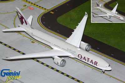 GeminiJets 1:200 Qatar Airways Boeing 777-9 A7-BKA (swappable folded wingtips) G2QTR1322