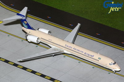 GeminiJets 1:200 Saudi Arabian Airlines McDonnell Douglas MD-90 HZ-API (upgraded stand) G2SVA1333 PRE-ORDER