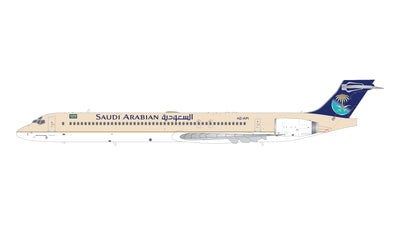 GeminiJets 1:200 Saudi Arabian Airlines McDonnell Douglas MD-90 HZ-API (upgraded stand) G2SVA1333 PRE-ORDER