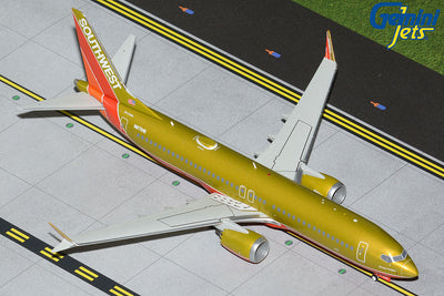 GeminiJets 1:200 Southwest Airlines Boeing 737 MAX 8 N871HK "Herbert D. Kelleher" (Desert Gold Retro) G2SWA1216
