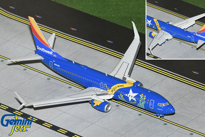 GeminiJets 1:200 Southwest Airlines Boeing 737-800W N8646B "Nevada One" (Flaps down) G2SWA1267F