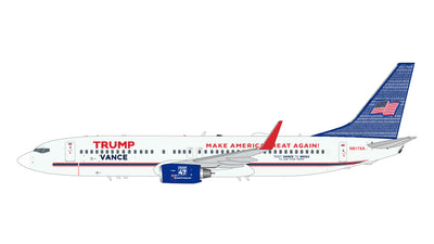 GeminiJets 1:200 Trump-Vance Campaign Boeing 737-800W N917XA (Eastern Air Express) G2TRU1372