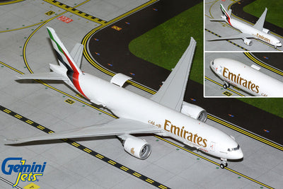 GeminiJets 1:200 Emirates SkyCargo Boeing 777-200LRF A6-EFV (Interactive Series) G2UAE1476