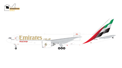 GeminiJets 1:200 Emirates SkyCargo Boeing 777-200LRF A6-EFV (Interactive Series) G2UAE1476 PRE-ORDER