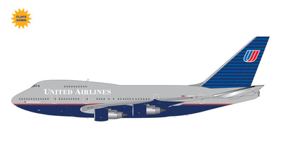GeminiJets 1:200 United Airlines Boeing 747SP N145UA ("Battleship" livery, flaps down) G2UAL1160F PRE-ORDER
