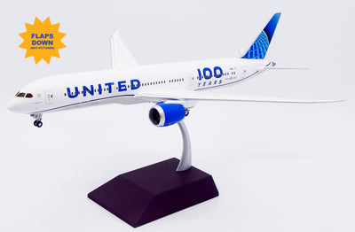 GeminiJets 1:200 United Airlines Boeing 787-9 Dreamliner N61101 "100 Years" (flaps down) G2UAL1258F