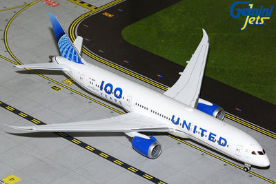 GeminiJets 1:200 United Airlines Boeing 787-9 Dreamliner N61101 "100 Years" G2UAL1258