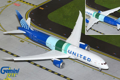 GeminiJets 1:200 United Airlines Boeing 787-9 N24988 ("The Future is SAF", Flaps Down) G2UAL1395F
