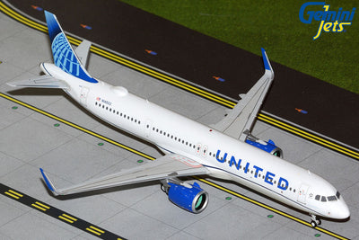 GeminiJets 1:200 United Airlines Airbus A321neo N14502 (upgraded stand) G2UAL1425