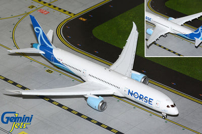GeminiJets 1:200 Norse Atlantic Airways UK Boeing 787-9 Dreamliner G-CKWS (flaps down) G2UBT1435F