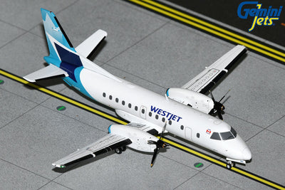 GeminiJets 1:200 WestJet Airlines Saab 340B C-GOIA (Pacific Coastal Airlines) G2WJA1245