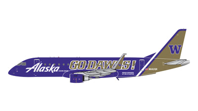 GeminiJets 1:400 Alaska Airlines Embraer E175LR N662QX "Go Dawgs" (Univ. of Washington, Horizon Air) GJASA2251