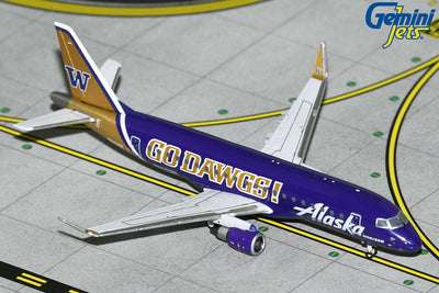 GeminiJets 1:400 Alaska Airlines Embraer E175LR N662QX "Go Dawgs" (Univ. of Washington, Horizon Air) GJASA2251