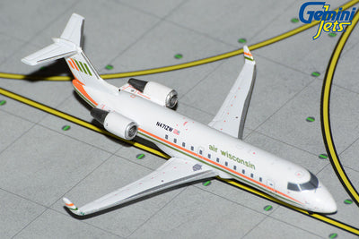GeminiJets 1:400 Air Wisconsin Bombardier CRJ200 N471ZW (Retro) GJAWI2211