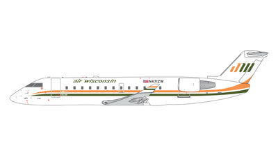 GeminiJets 1:400 Air Wisconsin Bombardier CRJ200 N471ZW (Retro) GJAWI2211