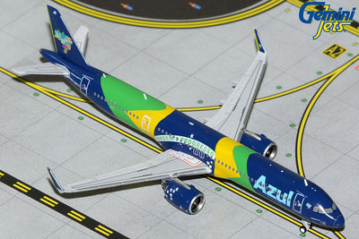 GeminiJets 1:400 Azul Linhas Aéreas Airbus A321neo PR-YJE (Brazilian flag livery) GJAZU2073