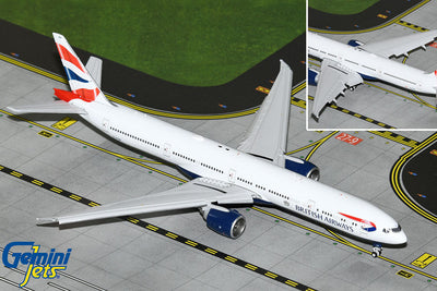GeminiJets 1:400 British Airways B777-300ER G-STBH (Flaps Down) GJBAW2118F