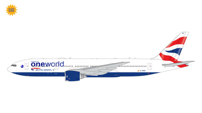 GeminiJets 1:400 British Airways Boeing 777-200ER G-YMMR (Oneworld, flaps down) GJBAW2194F