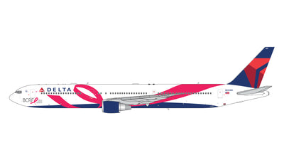 GeminiJets 1:400 Delta Air Lines B767-400ER N845MH (Breast Cancer Pink Ribbon) GJDAL2154