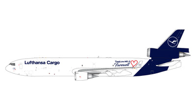 GeminiJets 1:400 Lufthansa Cargo McDonnell Douglas MD-11F D-ALCC "Farewell MD-11" GJDLH2072