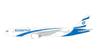 GeminiJets 1:400 El Al Israel Airlines Boeing 777-200ER 4X-ECE (new livery) GJELY2425 PRE-ORDER