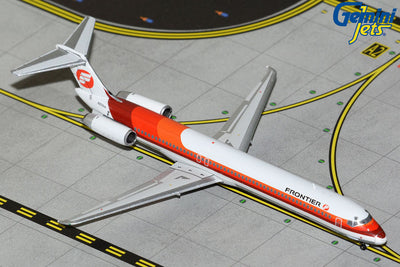 GeminiJets 1:400 Frontier Airlines MD-80 N859HA (Saul Bass orange-and-red livery) GJFFT1168