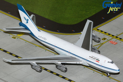 GeminiJets 1:400 Iran Air Boeing 747-100B EP-IAM (polished) GJIRA2305