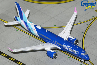 GeminiJets 1:400 JetBlue Airways Airbus A220-300 N3241J "Taming of the Blue" GJJBU2338