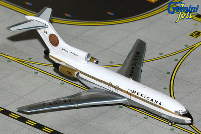 GeminiJets 1:400 Mexicana Boeing 727-100 XA-SEJ "Azteca de Oro" (polished) GJMXA2351