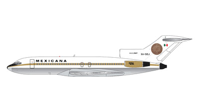 GeminiJets 1:400 Mexicana Boeing 727-100 XA-SEJ "Azteca de Oro" (polished) GJMXA2351